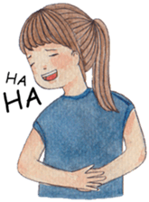 Girl moods sticker #12900383