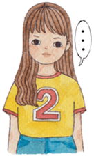 Girl moods sticker #12900385