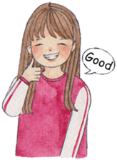 Girl moods sticker #12900386