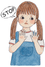 Girl moods sticker #12900387