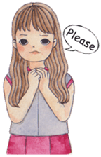 Girl moods sticker #12900391