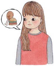 Girl moods sticker #12900393