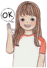 Girl moods sticker #12900396