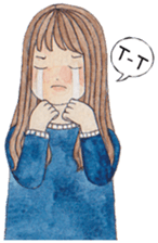 Girl moods sticker #12900398