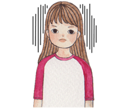Girl moods sticker #12900400