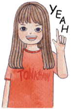 Girl moods sticker #12900409