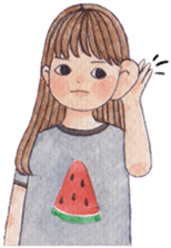 Girl moods sticker #12900410