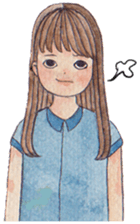 Girl moods sticker #12900411