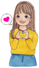 Girl moods sticker #12900412