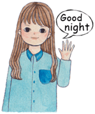 Girl moods sticker #12900420