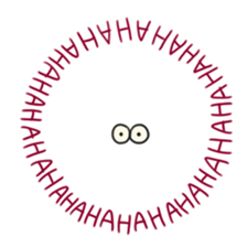 eyes&word sticker #12900943