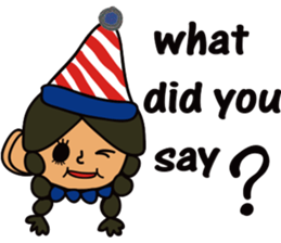 Very Summer girl sticker #12901183