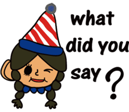 Very Summer girl sticker #12901183