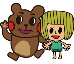 Very Summer girl sticker #12901184