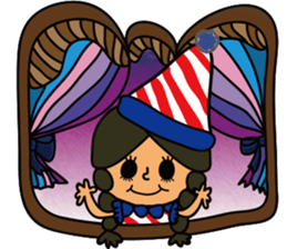 Very Summer girl sticker #12901185