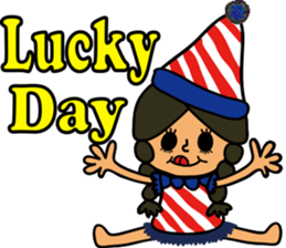 Very Summer girl sticker #12901188