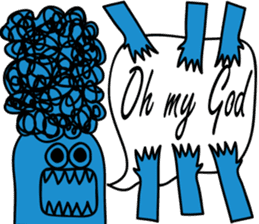 Very Summer girl sticker #12901191