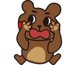 Very Summer girl sticker #12901192