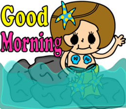 Very Summer girl sticker #12901195