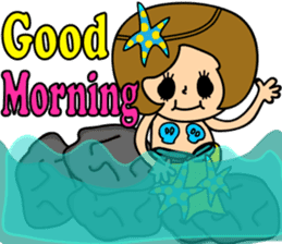 Very Summer girl sticker #12901195