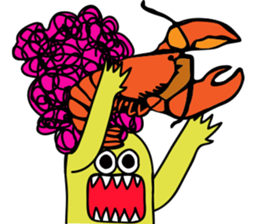 Very Summer girl sticker #12901198