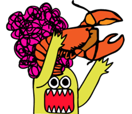 Very Summer girl sticker #12901198