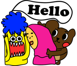 Very Summer girl sticker #12901204