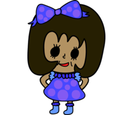 Very Summer girl sticker #12901208