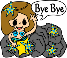 Very Summer girl sticker #12901216