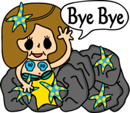 Very Summer girl sticker #12901216