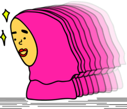 Very Summer girl sticker #12901217