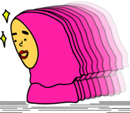 Very Summer girl sticker #12901217