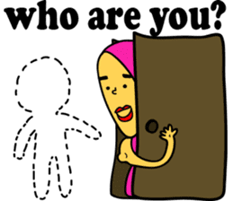 Very Summer girl sticker #12901218