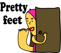 Very Summer girl sticker #12901219