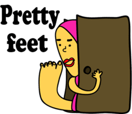 Very Summer girl sticker #12901219