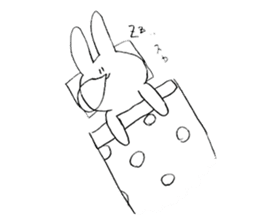 daijyoubuusagi with murikuma sticker #12901794