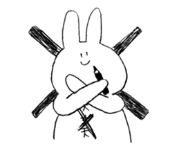 daijyoubuusagi with murikuma sticker #12901800