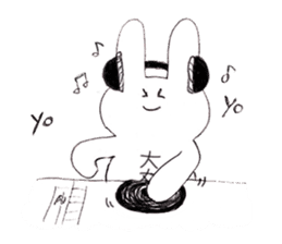 daijyoubuusagi with murikuma sticker #12901816