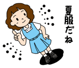 Everyday high school girl's Stickers sticker #12903029