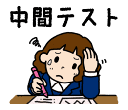 Everyday high school girl's Stickers sticker #12903033