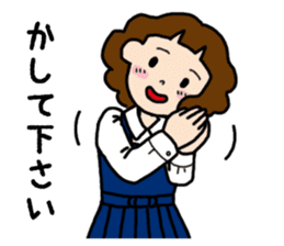 Everyday high school girl's Stickers sticker #12903037