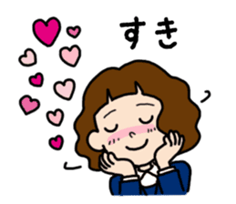 Everyday high school girl's Stickers sticker #12903043
