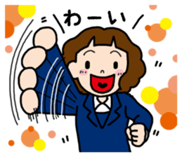 Everyday high school girl's Stickers sticker #12903047