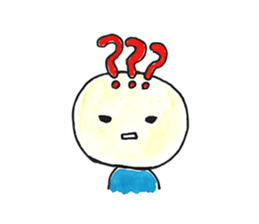 Warui-chan with her yellow dress sticker #12903395