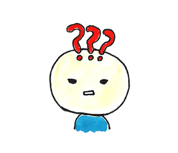 Warui-chan with her yellow dress sticker #12903395