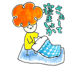 Warui-chan with her yellow dress sticker #12903397