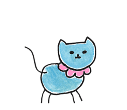 Warui-chan with her yellow dress sticker #12903409