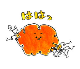 Warui-chan with her yellow dress sticker #12903413