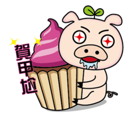 Threesome of comedian sticker #12903985