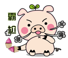 Threesome of comedian sticker #12903988